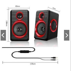 Ft-165 Prime USB Multimedia Speaker For Computer, Laptop & LCD