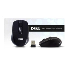 2.4G Dell_Wireless Optical Mouse plug and play Black