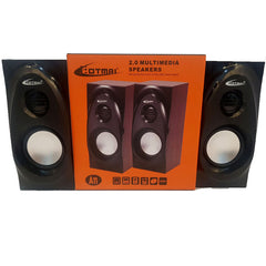 Hotmai A11 Portable Multimedia Speaker Wired USB 2.0 Powered Speaker for Phone/PC/Laptop Pc Speaker