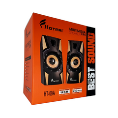 HT09A HOTMAI Portable Speaker Wired USB2.0 Powered W/3.5MM AUX IN For Laptop/Mobile/MP4 Subwoofer Sounds Extra BASS