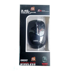 2.4G Dell_Wireless Optical Mouse plug and play Black