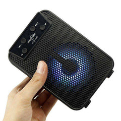 3 inch Rechargeable Wireless Speaker With FM Radio USB & SD Card with Extra Base