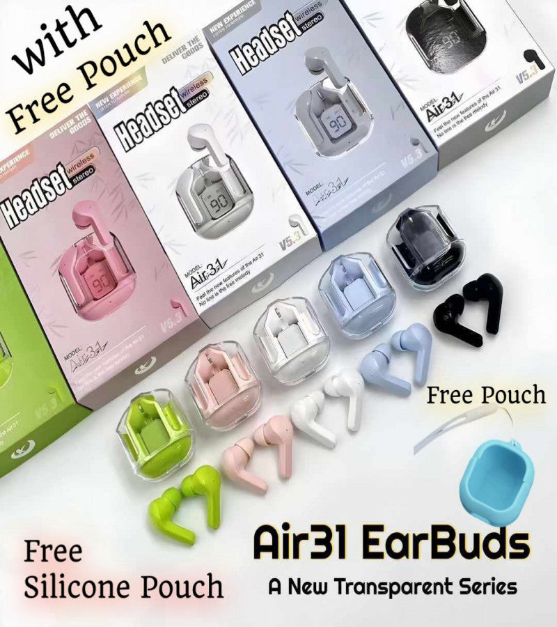 EAR 31 Buds TWS Bluetooth 5.3 ENC Smart Touch Control Stereo HiFi