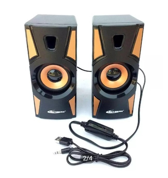 HT09A HOTMAI Portable Speaker Wired USB2.0 Powered W/3.5MM AUX IN For Laptop/Mobile/MP4 Subwoofer Sounds Extra BASS