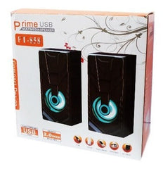 Prime USB multimedia speakers FT-858 Portable USB Music Speaker Sound Boxes For Laptop Computer