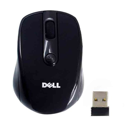 2.4G Dell_Wireless Optical Mouse plug and play Black