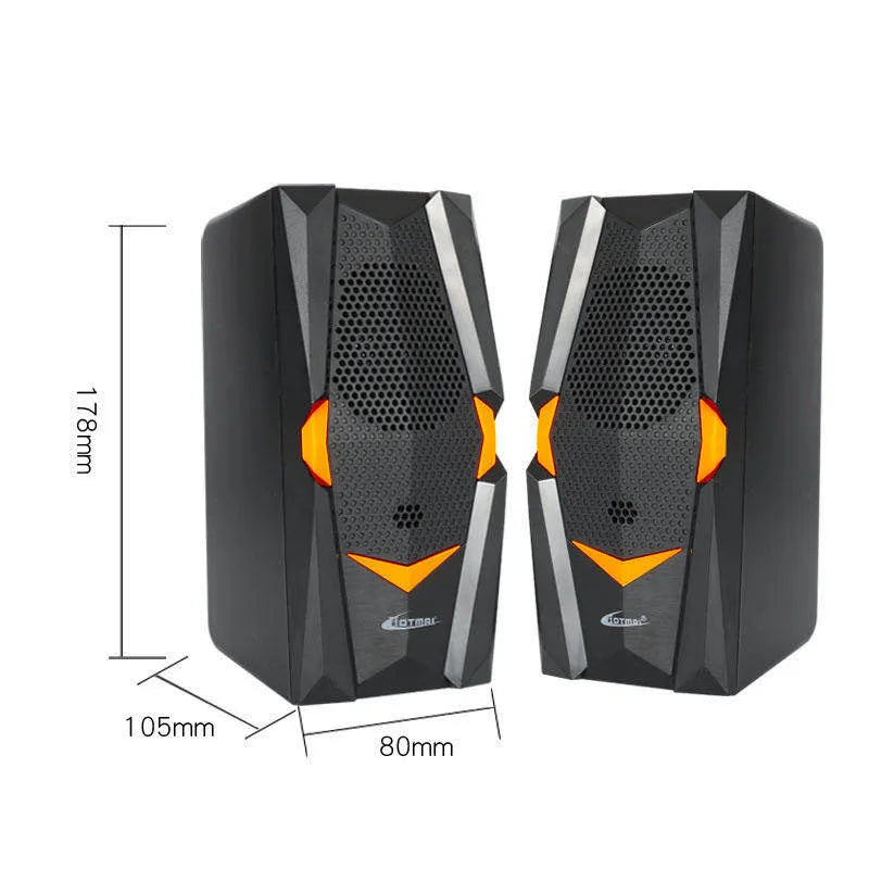 Hotmai HT-414 Best Sound USB 2.0 Multimedia Speakers For Computers, Laptop, Pc and Lcd